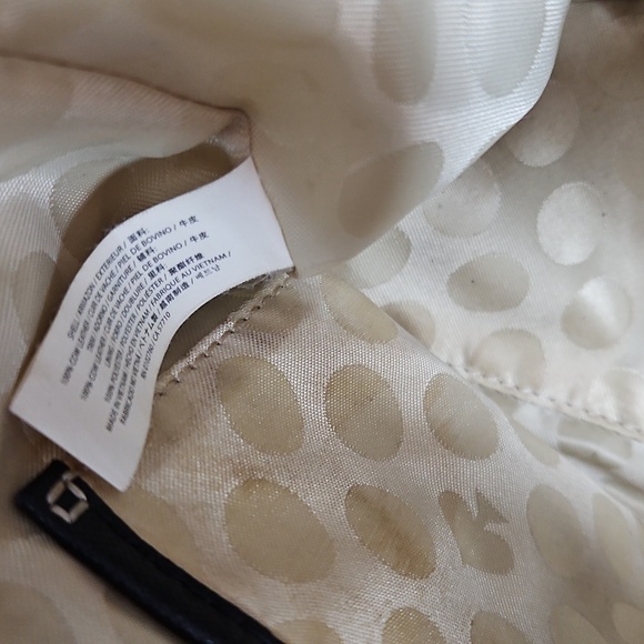 Kate Spade Hayden Black Peddle Leather Bag 2 Way Bag 9x9 - Picture 9 of 11